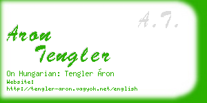 aron tengler business card